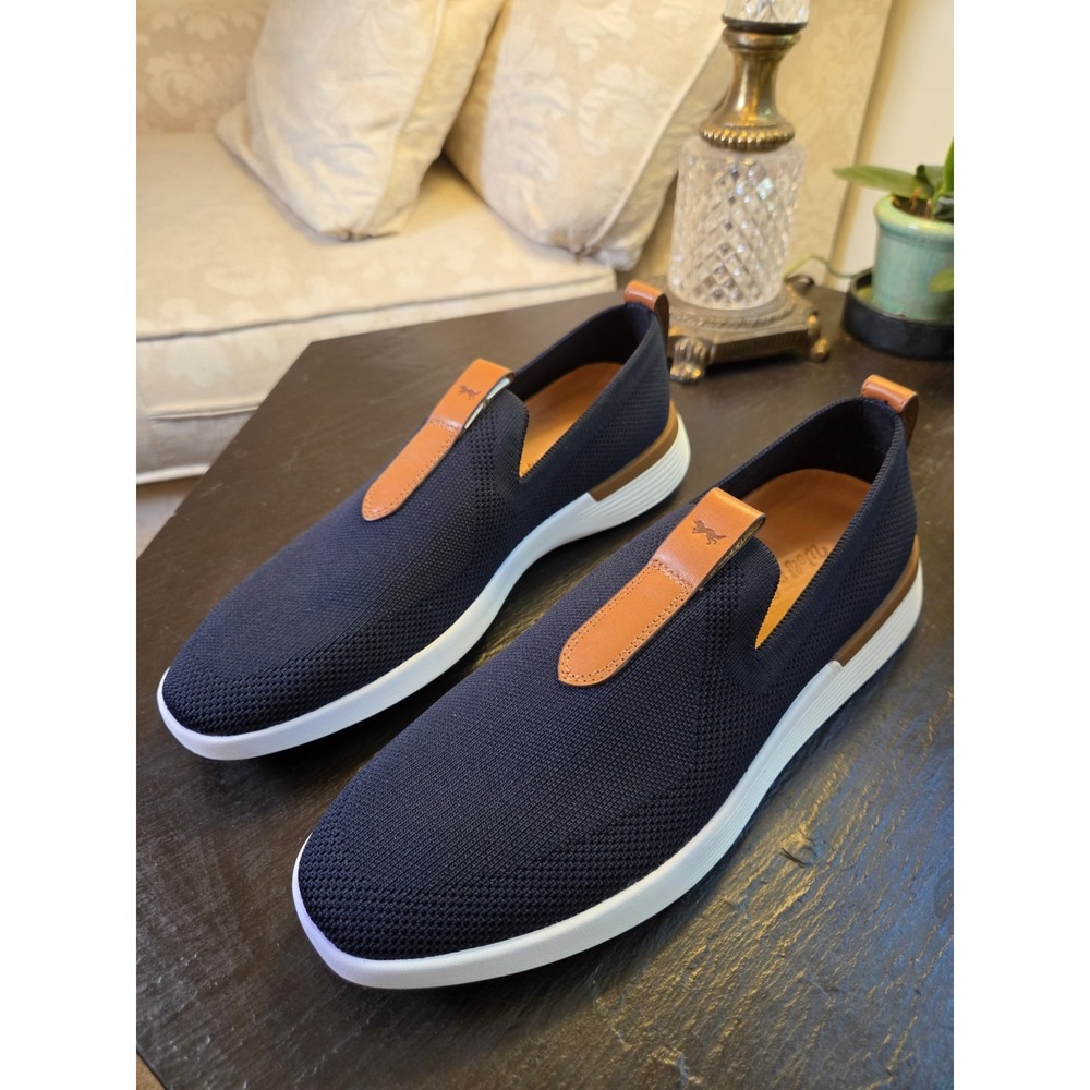 Wolf & Shepherd SwiftKnit Derby Casual Shoes Unisex Size M6/W8 Navy NEW! $175